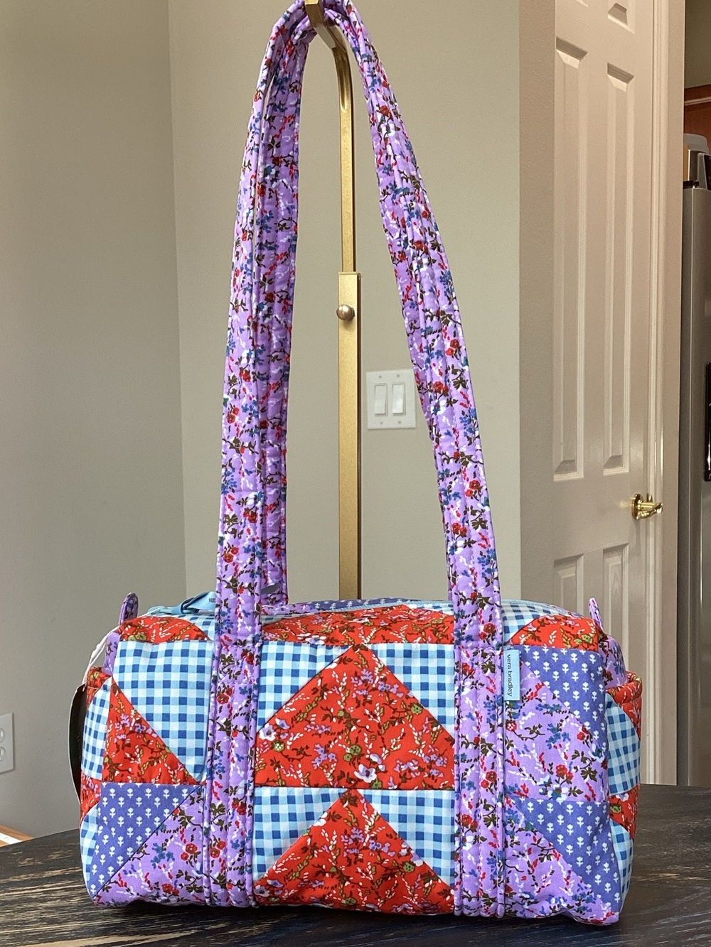 Vera Bradley Flying Geese Patchwork Original 100 Handbag - Picture 1 of 10